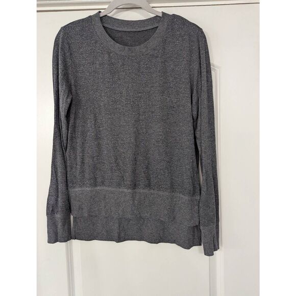 Alo Yoga Tops - Alo Yoga Glimpse Long Sleeve Top women's gray sweatshirt nubs